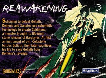 1996 Fleer/SkyBox Gargoyles Series 2 #3 Reawakening Back