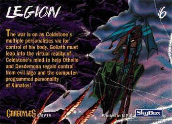 1996 Fleer/SkyBox Gargoyles Series 2 #6 Legion Back