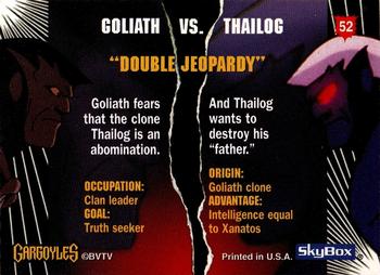 1996 Fleer/SkyBox Gargoyles Series 2 #52 Goliath vs. Thailog Back