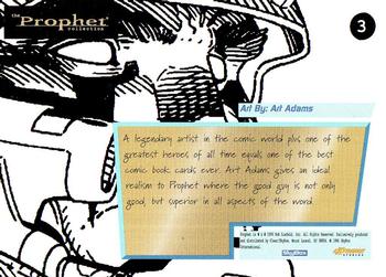 1996 Fleer Prophet Collection #3 Art Adams Back