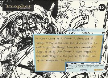 1996 Fleer Prophet Collection #12 Jim Lee Back