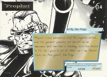 1996 Fleer Prophet Collection #14 Dan Fraga Back