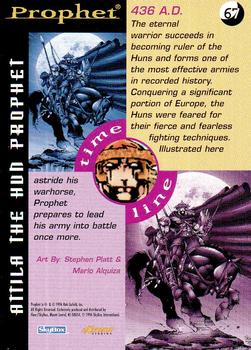 1996 Fleer Prophet Collection #67 Attila the Hun Prophet:  Stephen Platt & Mario Al Back