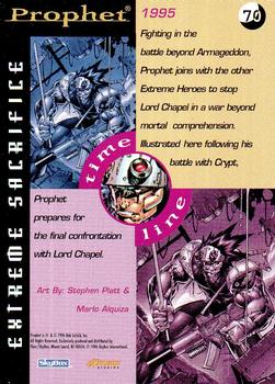 1996 Fleer Prophet Collection #70 Extreme Sacrifice:  Stephen Platt & Mario Alquiza Back