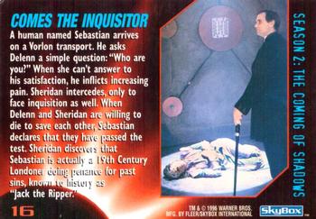1996 SkyBox Babylon 5 #16 Comes the Inquisitor Back