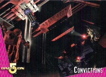 1996 SkyBox Babylon 5 #19 Convictions Front