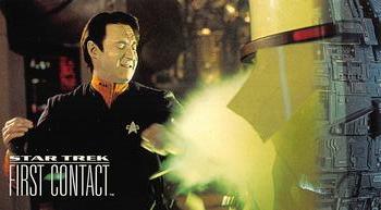 1996 SkyBox Star Trek: First Contact #52 Target Phoenix Front
