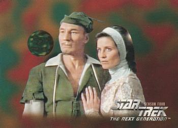 1996 SkyBox Star Trek: The Next Generation Season 4 #319 Mission Chronology Front