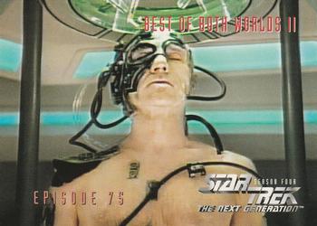 1996 SkyBox Star Trek: The Next Generation Season 4 #324 Best of Both Worlds Part II Front
