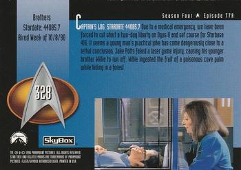 1996 SkyBox Star Trek: The Next Generation Season 4 #328 Brothers Back