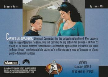 1996 SkyBox Star Trek: The Next Generation Season 4 #329 Brothers Back