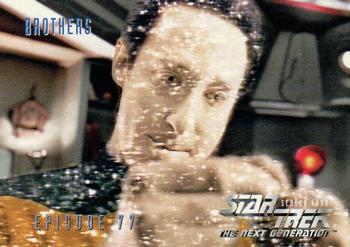 1996 SkyBox Star Trek: The Next Generation Season 4 #330 Brothers Front