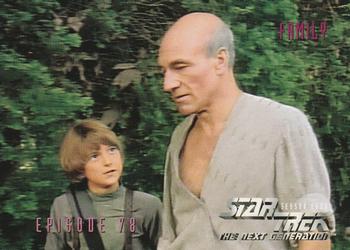 1996 SkyBox Star Trek: The Next Generation Season 4 #331 Family Front