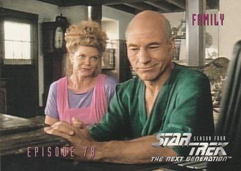 1996 SkyBox Star Trek: The Next Generation Season 4 #332 Family Front