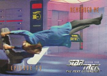 1996 SkyBox Star Trek: The Next Generation Season 4 #335 Remember Me Front