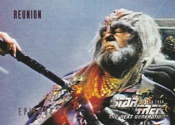 1996 SkyBox Star Trek: The Next Generation Season 4 #341 Reunion Front