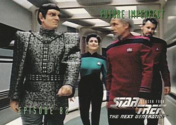1996 SkyBox Star Trek: The Next Generation Season 4 #344 Future Imperfect Front