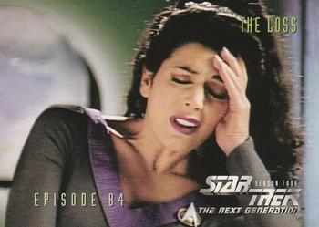 1996 SkyBox Star Trek: The Next Generation Season 4 #349 The Loss Front