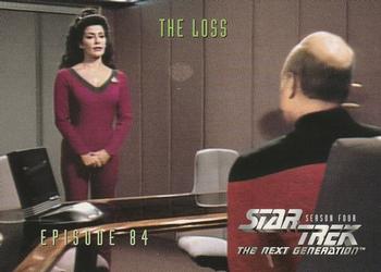 1996 SkyBox Star Trek: The Next Generation Season 4 #350 The Loss Front