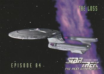 1996 SkyBox Star Trek: The Next Generation Season 4 #351 The Loss Front