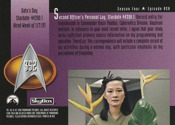 1996 SkyBox Star Trek: The Next Generation Season 4 #352 Data's Day Back