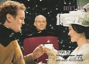 1996 SkyBox Star Trek: The Next Generation Season 4 #354 Data's Day Front