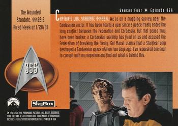 1996 SkyBox Star Trek: The Next Generation Season 4 #355 The Wounded Back