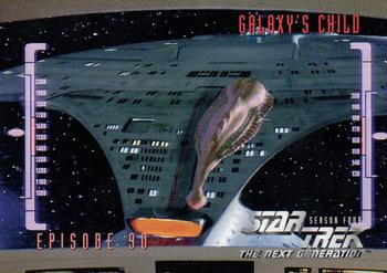 1996 SkyBox Star Trek: The Next Generation Season 4 #368 Galaxy's Child Front