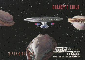 1996 SkyBox Star Trek: The Next Generation Season 4 #369 Galaxy's Child Front