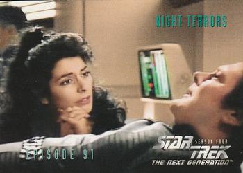 1996 SkyBox Star Trek: The Next Generation Season 4 #370 Night Terrors Front