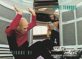 1996 SkyBox Star Trek: The Next Generation Season 4 #371 Night Terrors Front