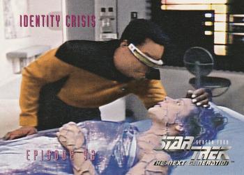 1996 SkyBox Star Trek: The Next Generation Season 4 #374 Identity Crisis Front