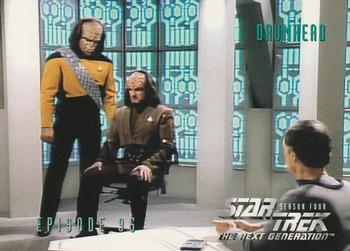 1996 SkyBox Star Trek: The Next Generation Season 4 #382 Drumhead Front