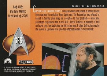 1996 SkyBox Star Trek: The Next Generation Season 4 #385 Half A Life Back