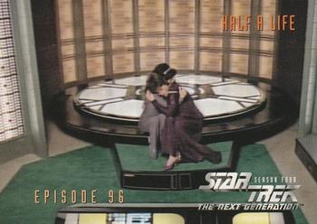 1996 SkyBox Star Trek: The Next Generation Season 4 #386 Half A Life Front