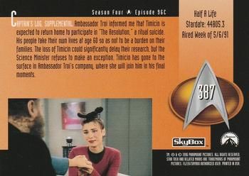 1996 SkyBox Star Trek: The Next Generation Season 4 #387 Half A Life Back