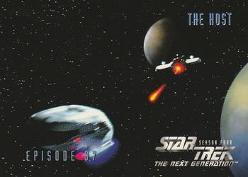 1996 SkyBox Star Trek: The Next Generation Season 4 #389 The Host Front