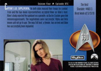 1996 SkyBox Star Trek: The Next Generation Season 4 #390 The Host Back