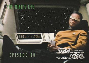 1996 SkyBox Star Trek: The Next Generation Season 4 #391 The Mind's Eye Front