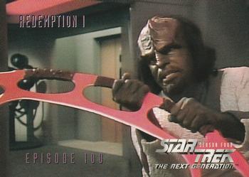 1996 SkyBox Star Trek: The Next Generation Season 4 #397 Redemption Front
