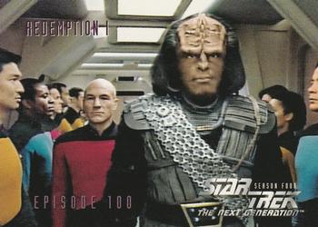 1996 SkyBox Star Trek: The Next Generation Season 4 #399 Redemption Front