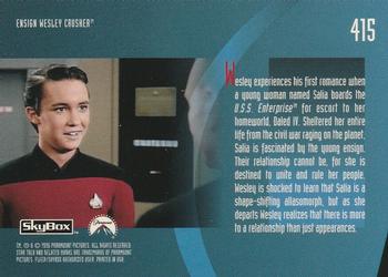 1996 SkyBox Star Trek: The Next Generation Season 4 #415 Ensign Wesley Crusher Back