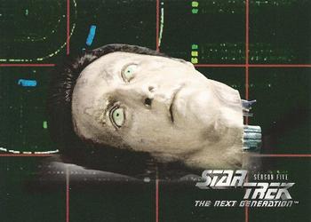 1996 SkyBox Star Trek: The Next Generation Season 5 #427 Mission Chronology Front