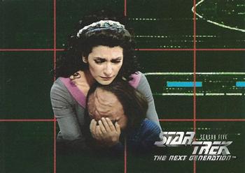 1996 SkyBox Star Trek: The Next Generation Season 5 #429 Mission Chronology Front