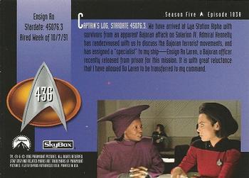 1996 SkyBox Star Trek: The Next Generation Season 5 #436 Ensign Ro Back