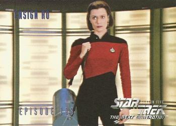1996 SkyBox Star Trek: The Next Generation Season 5 #436 Ensign Ro Front