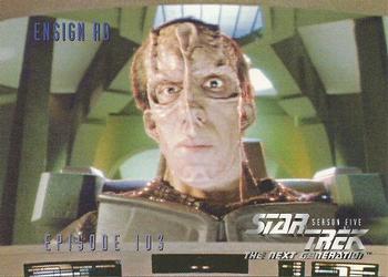 1996 SkyBox Star Trek: The Next Generation Season 5 #438 Ensign Ro Front