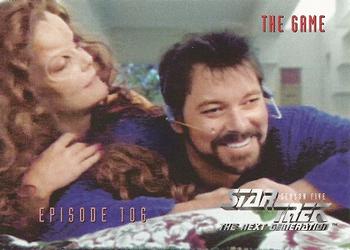 1996 SkyBox Star Trek: The Next Generation Season 5 #445 The Game Front