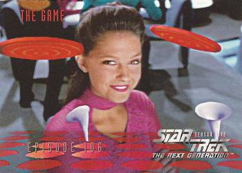 1996 SkyBox Star Trek: The Next Generation Season 5 #446 The Game Front