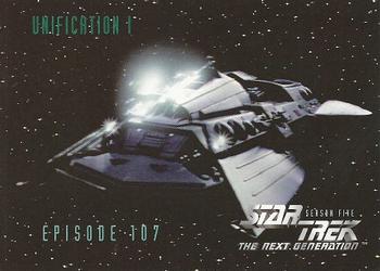 1996 SkyBox Star Trek: The Next Generation Season 5 #449 Unification Part I Front